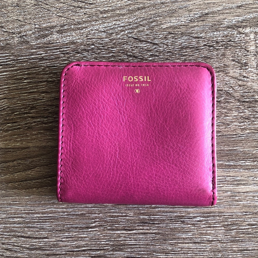 Pink Fossil wallet